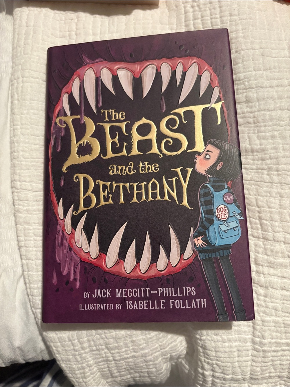 The Beast and the Bethany Hardcover Book - Purple